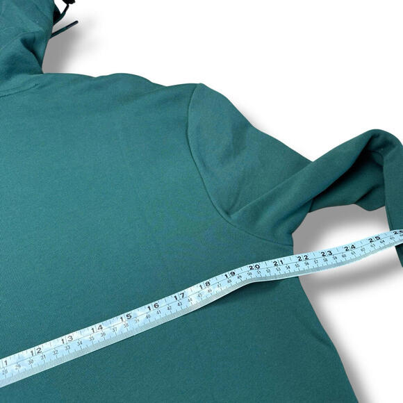 Oakley Factory Pilot Hoodie Teal Green Pullover Size M Regular Fit Fleece Casual - Picture 9 of 9